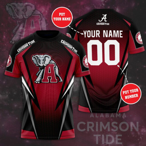 Alabama Crimson Tide 3D T shirt 04