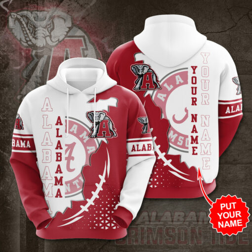 Alabama Crimson Tide 3D hoodie 05