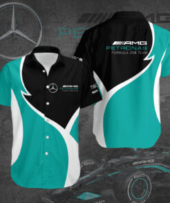 Amg Petronas clothing 3D short sleeve shirt