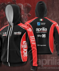 Aprilia Racing Team Gresini 3D Zip up Hoodie