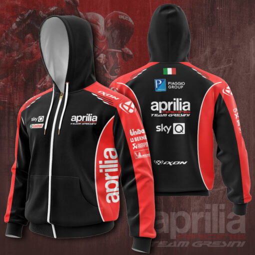 Aprilia Racing Team Gresini 3D Zip up Hoodie