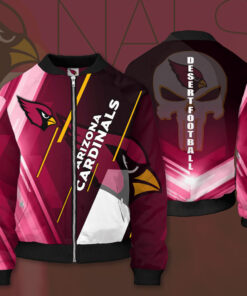 Arizona Cardinals 3D Bomber Jacket 04