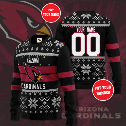 Arizona Cardinals 3D sweater 01
