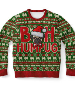 Bah Humpug Ugly Christmas 3D Sweater