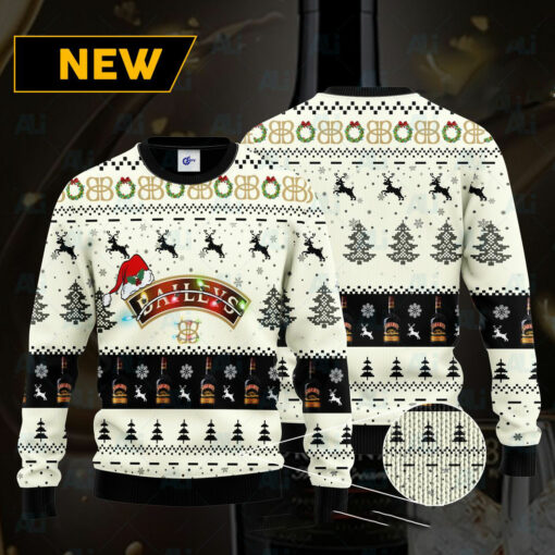 Baileys Santa Hat Christmas Ugly Christmas 3D Sweater