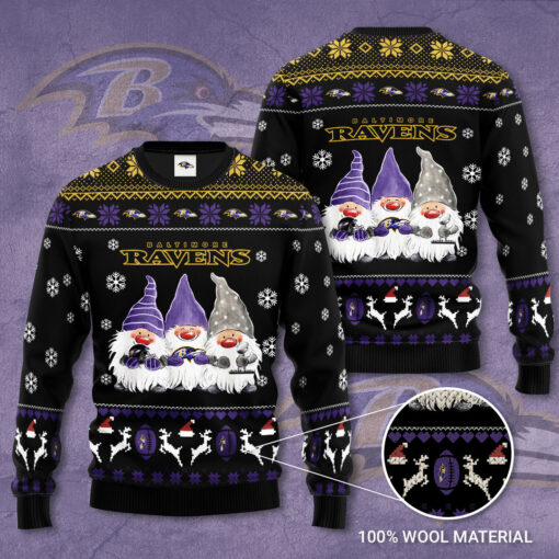 Baltimore Ravens 3D sweater