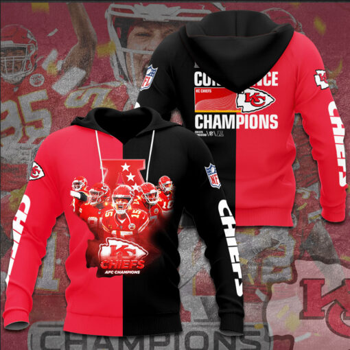 Best sellers Kansas City Chiefs 3D hoodie 01