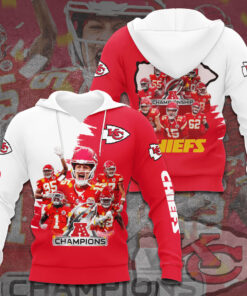 Best sellers Kansas City Chiefs 3D hoodie 02