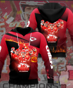 Best sellers Kansas City Chiefs 3D hoodie 03