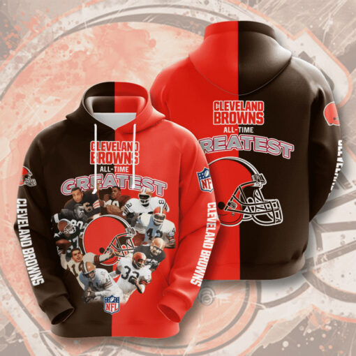 Best selling Cleveland Browns 3D hoodie 07