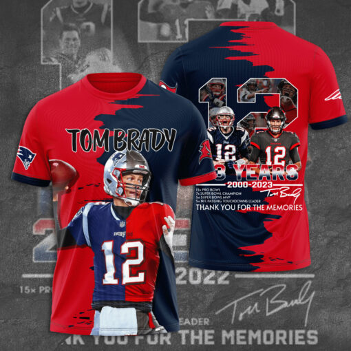Best selling Tom Brady 3D T shirts 02