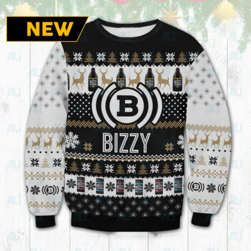 Bizzy Coffee Ugly Christmas 3D Sweater