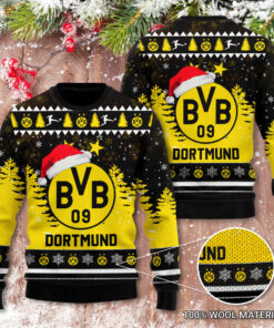 Borussia Dortmund 3D Christmas Sweater 2022