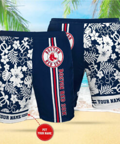 Boston Red Sox 3D Hawaiian Shorts