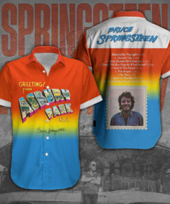 Bruce Springsteen short sleeve dress shirts WOAHTEE25723S2
