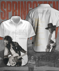Bruce Springsteen short sleeve dress shirts WOAHTEE25723S3