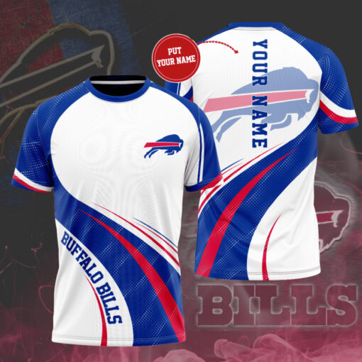 Buffalo Bills 3D T shirt White