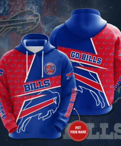 Buffalo Bills Go 3D Hoodie
