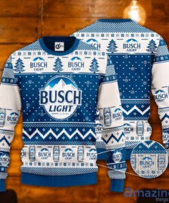 Busch Light 3D Ugly Christmas Sweater 2022 Design IV