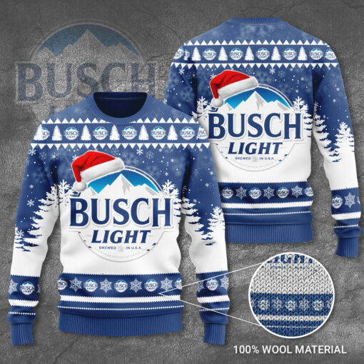 Busch Light Ugly Christmas 3D Sweater 2022