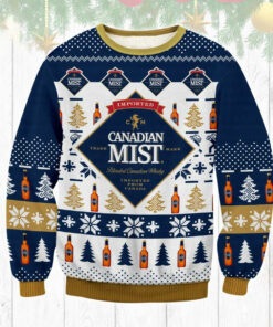 Canadian Mist blended whisky Ugly Christmas 3D Sweater