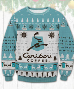 Caribou Coffee Ugly Christmas 3D Sweater
