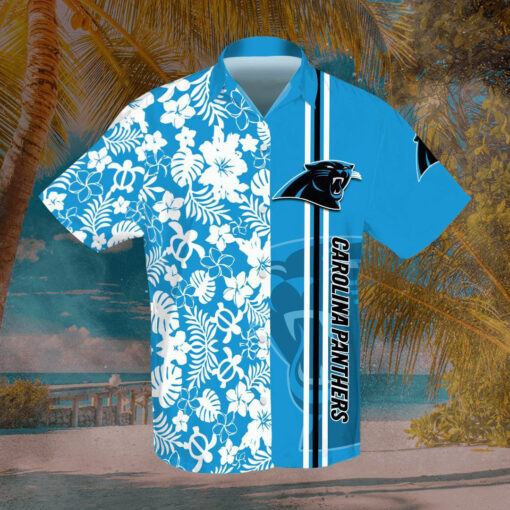Carolina Panthers 3D Hawaiian Shirt Hawaiian Shorts 01
