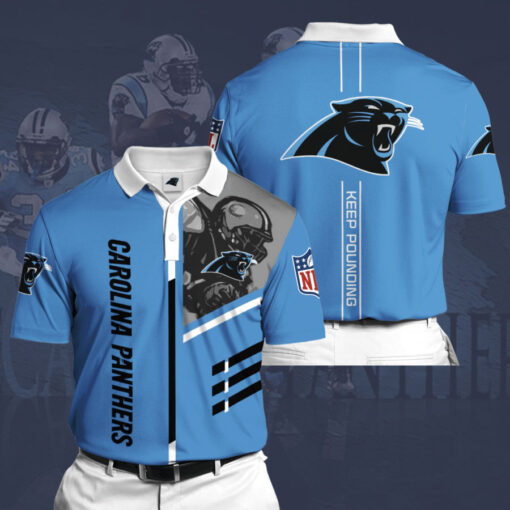 Carolina Panthers 3D Polo 01