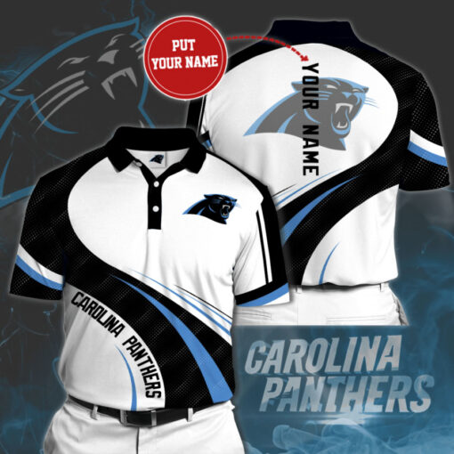 Carolina Panthers 3D Polo 02