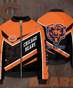 Chicago Bears 3D Bomber Jacket 03
