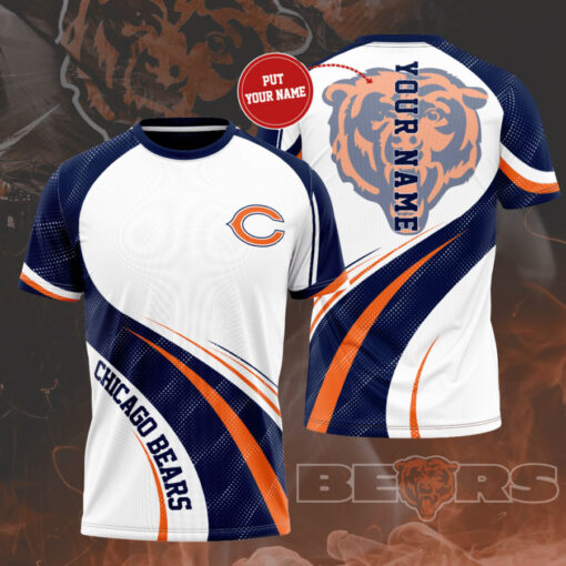 Chicago Bears 3D T shirt 03