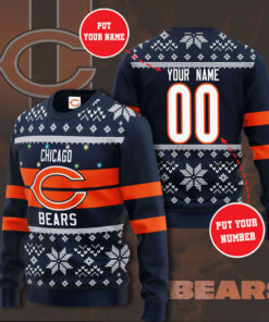 Chicago Bears 3D sweater 03