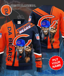 Chicago Bears 3D sweater 04