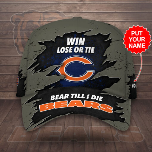 Chicago Bears Cap Custom Hat 03