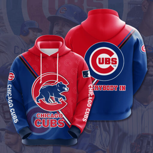 Chicago Cubs 3D Hoodie 04