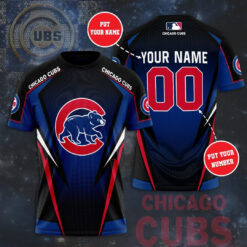 Chicago Cubs 3D T shirt 02