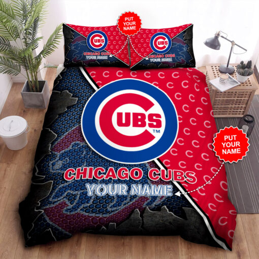 Chicago Cubs bedding set – duvet cover pillow shams 01