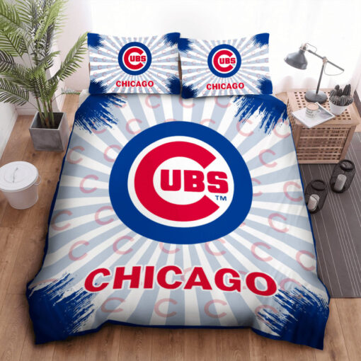 Chicago Cubs bedding set – duvet cover pillow shams 02