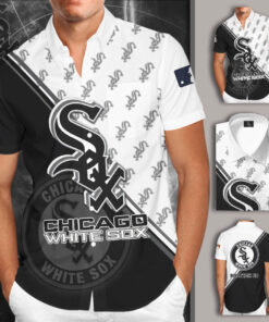 Chicago White Sox 3D Sleeve Dress Shirt 01