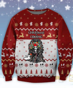 Christmas Is Coming Nightmare Ugly Christmas 3D Sweater