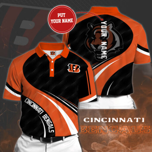 Cincinnati Bengals 3D Polo 01