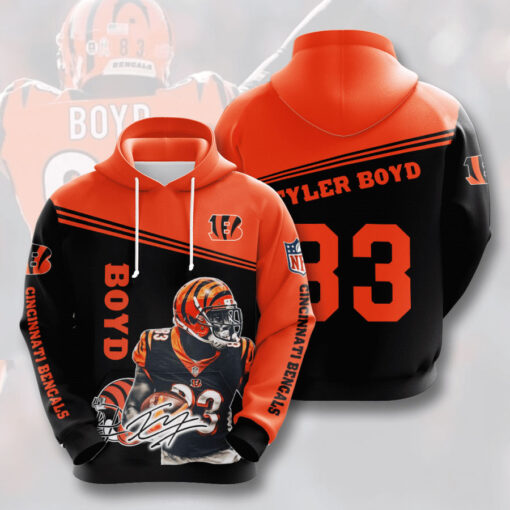 Cincinnati Bengals 3D hoodie 014