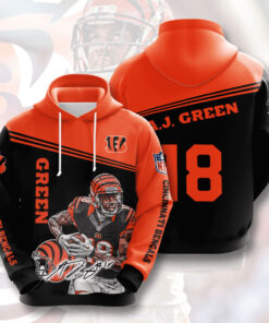 Cincinnati Bengals 3D hoodie 08
