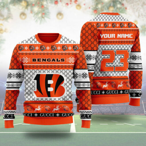 Cincinnati Bengals Ugly Christmas 3D Sweater