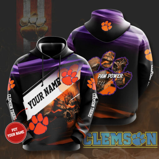 Clemson Tigers 3D Hoodie 02