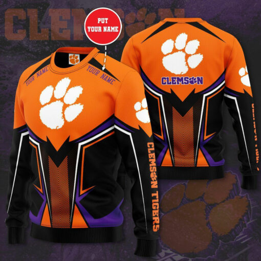 Clemson Tigers 3D Sweatshirt 01