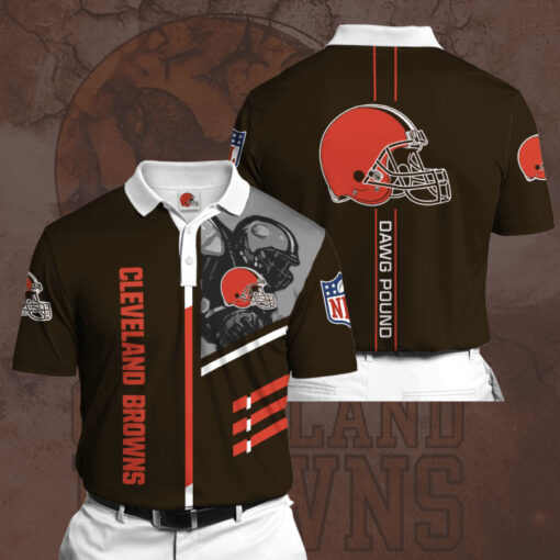 Cleveland Browns 3D Polo 02