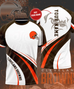 Cleveland Browns 3D T shirt 02