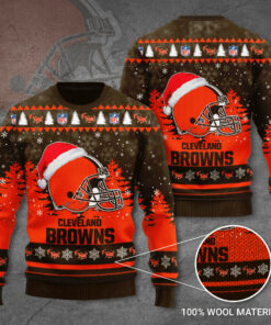 Cleveland Browns 3D Ugly Sweater