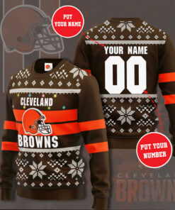 Cleveland Browns 3D sweater 01